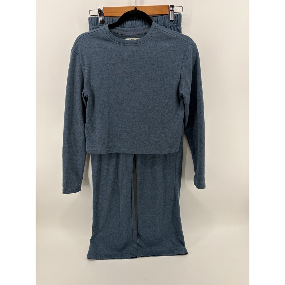 UGG 2 Piece, Lounge Set Sweatshirt And Sweatpants, Blue, Women's XS, Pre-Owned